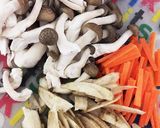 たっぷりきのこ五目炊き込みごはん作り方3写真
