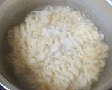 豚キャベツ炒めの塩ラーメン風焼きつけ麺作り方1写真