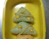 クリスマスツリーのお弁当作り方3写真