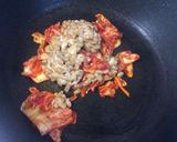納豆キムチたまごチャーハン作り方1写真