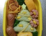 クリスマスツリーのお弁当作り方4写真