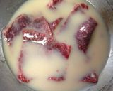 牛肉の味噌焼き、アボカドチーズのせ作り方1写真