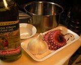 タコのオリーブ油煮；スペイン風作り方1写真