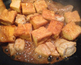 厚揚げと豚肉のコロコロ味噌炒め作り方3写真