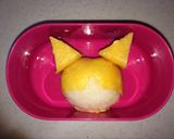 妖怪ウォッチ ゴルニャン キャラ弁 簡単作り方1写真