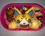 妖怪ウォッチ ゴルニャン キャラ弁 簡単作り方5写真