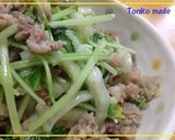 塩もみ白菜と豚肉の炒め物作り方9写真