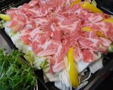 ホットプレートで簡単蒸しゃぶ★ピリ辛たれ作り方4写真