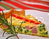ハム＆ブロッコリーキッシュ　クリスマス作り方7写真