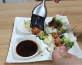 健康おやつ・紅参餅串焼き!作り方8写真
