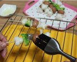 健康おやつ・紅参餅串焼き!作り方5写真