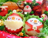 キャラ弁＊簡単♪クリスマスわくわく弁当作り方5写真