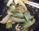 簡単！５分❀青梗菜のチーズ炒め作り方3写真