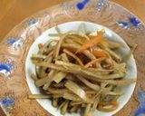 めんつゆで簡単きんぴら作り方6写真
