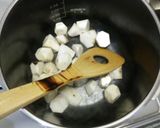 里芋と鶏肉の煮物~残ってる野菜も添えて作り方4写真