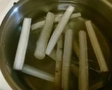 カレー風味★ゴボウの竜田揚げ作り方1写真