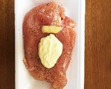 レンジで！鶏胸肉のマヨガーリック蒸し作り方1写真