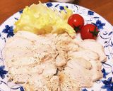 レンジで！鶏胸肉のマヨガーリック蒸し作り方3写真