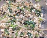 ほうれん草のワサビ豆腐～サッとゆで2分作り方4写真