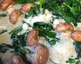 鮭ソテーほうれん草と茸の豆乳ソース添え作り方8写真