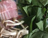 ランチ！ほうれん草のさっぱり和風パスタ作り方1写真