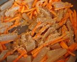にんじんとこんにゃくの胡桃味噌きんぴら作り方6写真