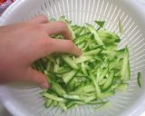 千切り野菜の和風サラダ作り方2写真