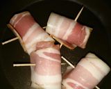 お弁当に！簡単うずらの卵ベーコン巻き♪作り方1写真
