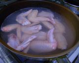 ♪鶏手羽先♪ギョーザタレ漬け♪作り方1写真