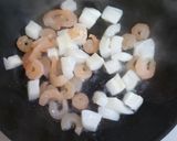 レタスと海鮮の簡単おこげチャーハン｡*✧作り方3写真