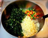 手づかみ食べに☆たっぷり野菜のお好み焼き作り方1写真