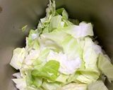 甘い〜!わさびでキャベツの漬物作り方1写真