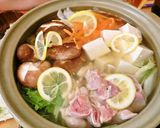 2種の塩レモンだれで食べる★塩レモン鍋作り方7写真
