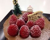 生チョコクリームのクリスマスケーキ作り方12写真