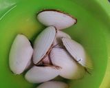簡単！姫貝のハーブ焼き。作り方1写真
