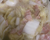 お鍋一つで簡単♡白菜とベーコンのうま煮作り方3写真