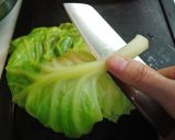 ロールキャベツ　根菜とにぎやかスープ作り方2写真