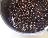 塩麹甘煮黒豆で♪黒豆の粒あん作り方3写真