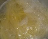 チンゲン菜と挽き肉のクリームスパゲッティ作り方3写真