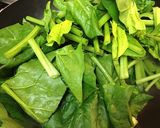 ほうれん草と鶏肉のケチャップ炒め作り方10写真