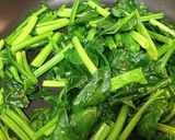 ほうれん草と鶏肉のケチャップ炒め作り方11写真