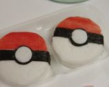 キャラ弁　ヤンチャムとモンスターボール作り方8写真