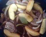 豚肉とりんごの簡単♪赤ワイン煮作り方3写真