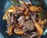 豚肉とりんごの簡単♪赤ワイン煮作り方4写真