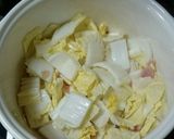 白菜とベーコンのあっさりクリームスープ作り方6写真
