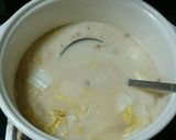 白菜とベーコンのあっさりクリームスープ作り方14写真