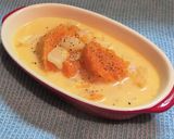 鶴首かぼちゃと白菜のクリームチーズスープ作り方3写真