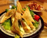 餃子の皮で!大葉のとろ〜りチーズ揚げ作り方6写真