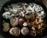 キノコの3種炒め作り方1写真