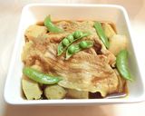 里芋と豚肉の甜麺醤煮作り方5写真